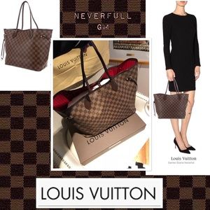 FIRM Louis Vuitton Damier Ebene Neverfull GM $1400
